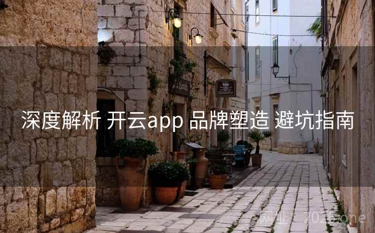 深度解析 开云app 品牌塑造 避坑指南