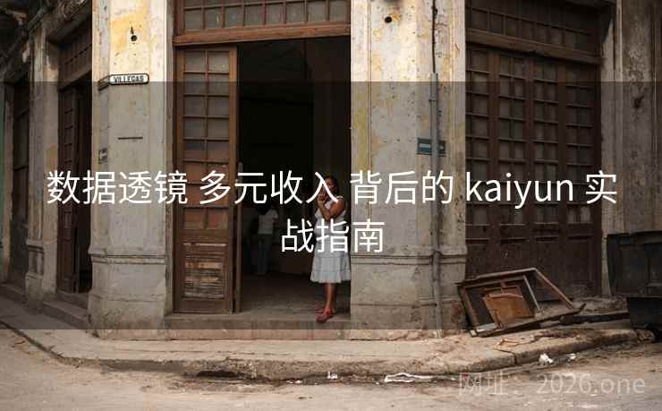 数据透镜 多元收入 背后的 kaiyun 实战指南