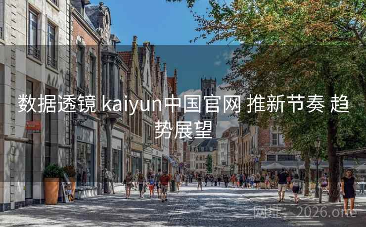 数据透镜 kaiyun中国官网 推新节奏 趋势展望