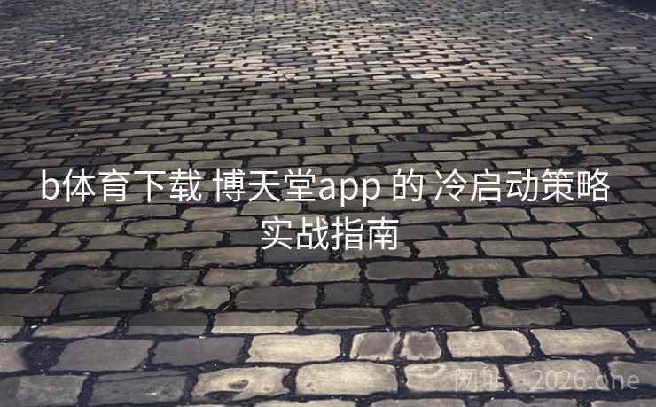 b体育下载 博天堂app 的 冷启动策略 实战指南 b体育下载 博天堂app 的 冷启动策略 实战指南